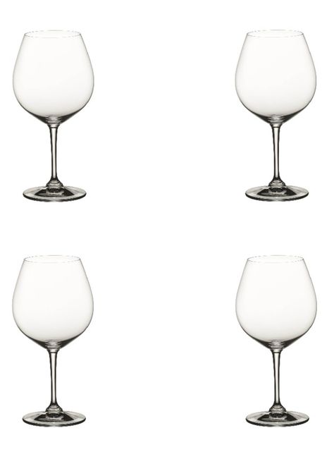 Set 4 Copas Cristal Vivino Burgundy-0