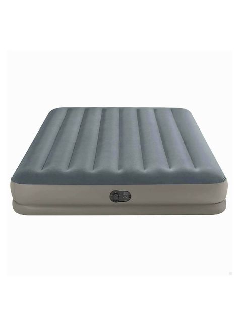 Cama Inflable Eléctrica USB 2 Plazas Gris-3
