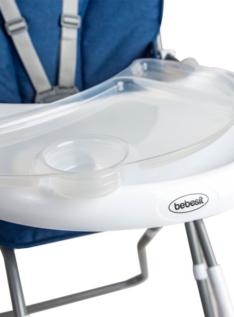 Silla de Comer Plegable Vectra Azul Bebesit-3