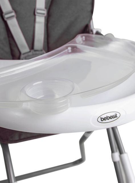 Silla de Comer Plegable Vectra Gris Bebesit-3
