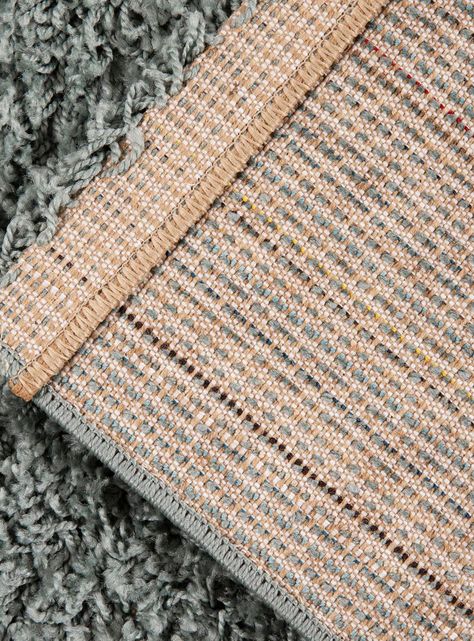 Alfombra 133 x 180 cm Shaggy Basic Aqua-2