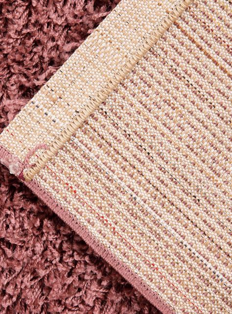 Alfombra 133 x 180 cm Shaggy Basic Rosa-2