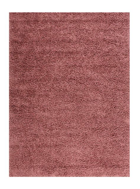 Alfombra 150 x 200 cm Shaggy Basic Rosa-0