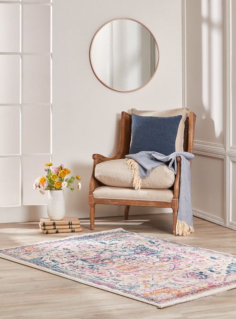 Alfombra 200 x 290 cm Sarah Miller Romantic D2 Crema-1