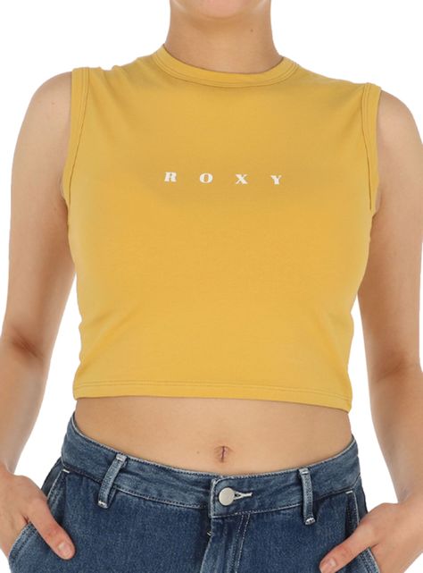 Polera Sin Manga Mustard-0