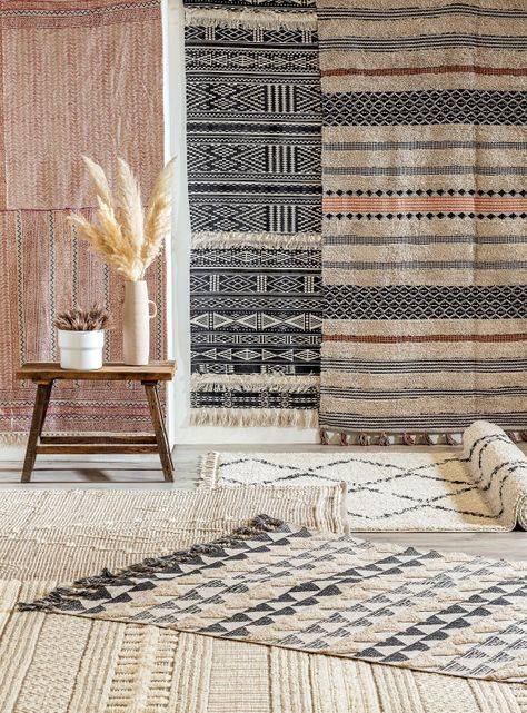 Alfombra Boho Ethnic Rosa 160 x 230 cm-3