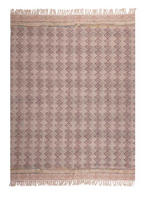 Alfombra Boho Ethnic Beige 160 x 230 cm Rombos-0