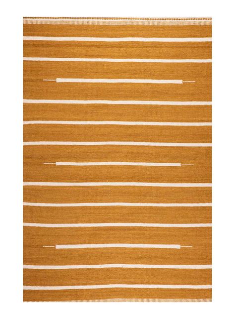 Alfombra Kelim Mostaza 160 x 230 cm-0