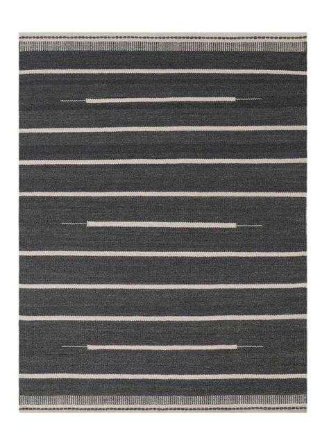 Alfombra Kelim Gris 160 x 230 cm-0