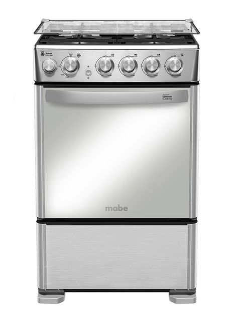 Cocina de Piso a Gas 4 Quemadores Inox CMC5540FX0 55 cm-0