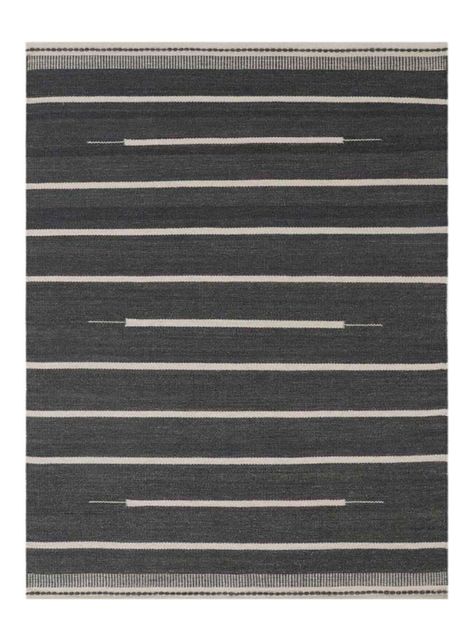 Alfombra Kelim Gris 230 x 330 cm-0