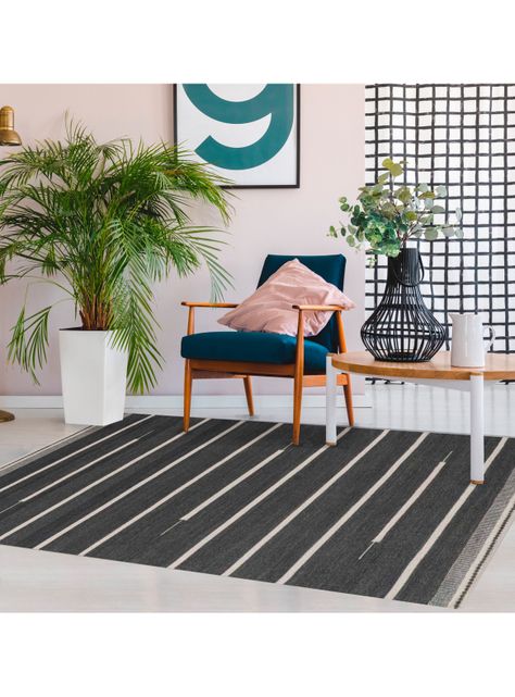 Alfombra Kelim Gris 230 x 330 cm-2