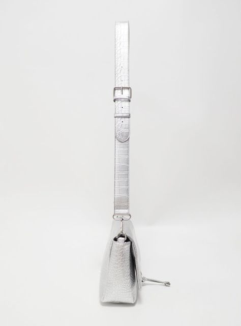 Cartera Croco Silver-3