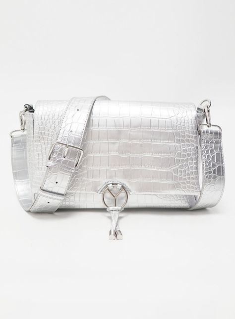 Cartera Croco Silver-0