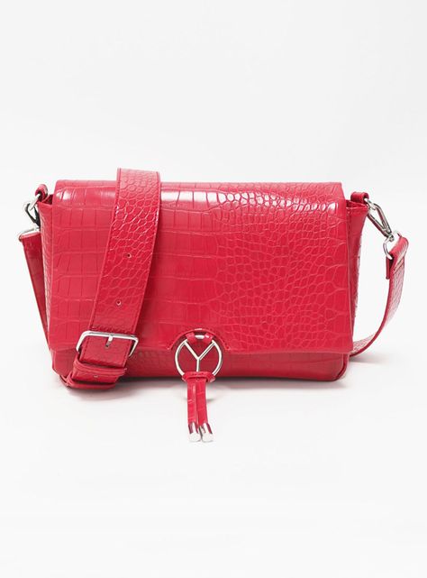 Cartera Croco Red-0