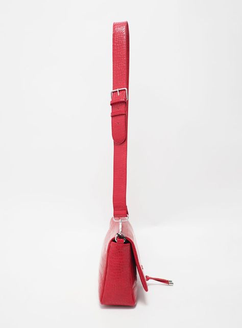 Cartera Croco Red-3