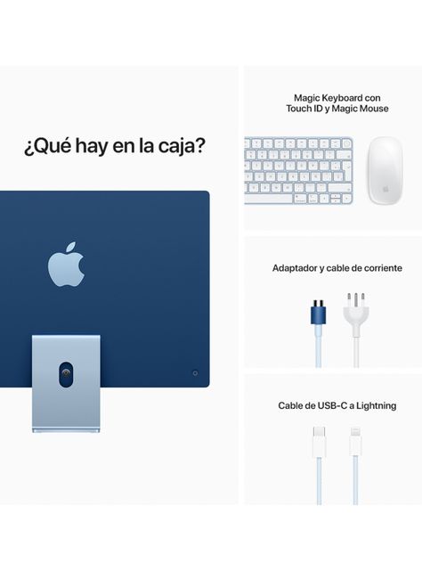 iMac 24" M1 8G RAM 256GB SSD 8GPU Azul MGPK3CI/A-8