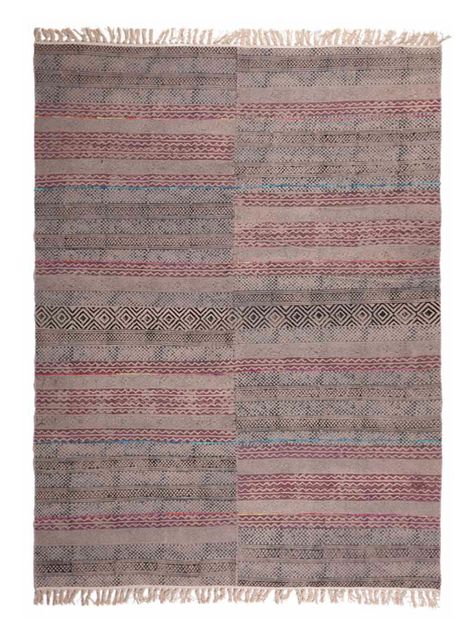 Bajada de Cama Boho Ethnic Beige 60x90 cm-0
