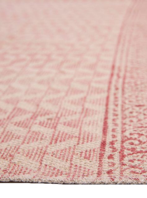 Bajada de Cama Boho Ethnic Rosa 60 x 90 cm-1