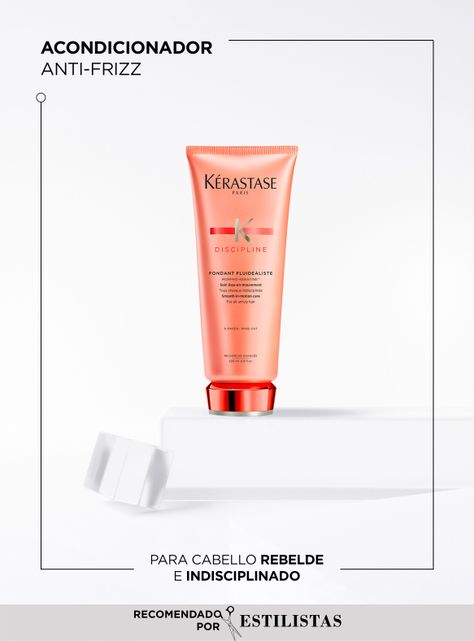 Acondicionador Anti-Frizz Cabello Indisciplinado Fondant Fluidealiste Discipline 200ml-1