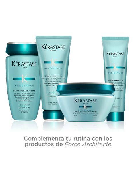 Shampoo Fortalecedor Cabello Frágil y Debilitado Bain Force Architecte Resistance 250ml-5