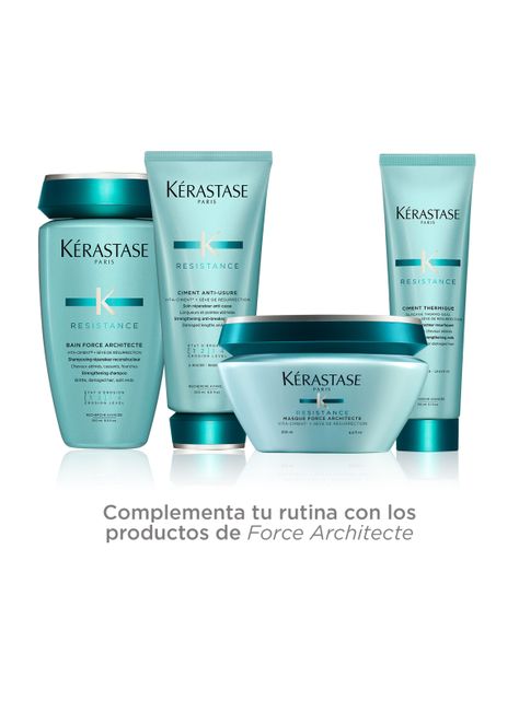 Máscara Reparación Cabello Frágil y Debilitado Masque Force Architecte Resistance 200ml-5