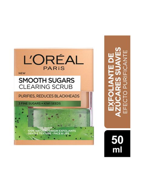 Exfoliante Dermo Expertise L'Oréal Paris Purificante Azúcares Suaves 50 ml-0