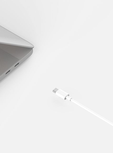 Cable Xiaomi USB Tipo C Mi USB-C 1m Blanco-2