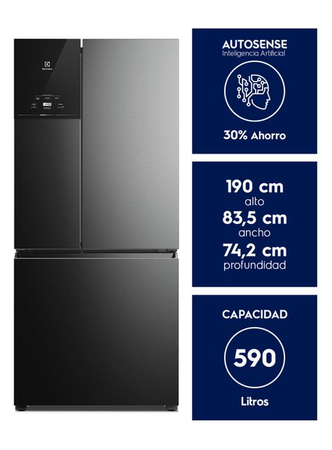 Refrigerador Bottom Freezer No Frost 590 Litros IM8B Multidoor-2