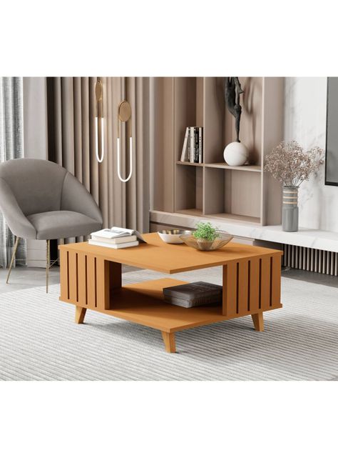 Mesa de Centro Acaí Caramelo 60x70 cm-4