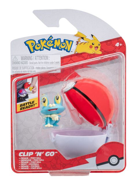 Figura de Acción Froakie + Pokebola-1