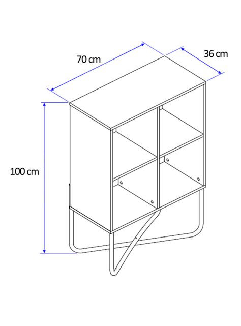 Estante 2 Niveles Connect-1