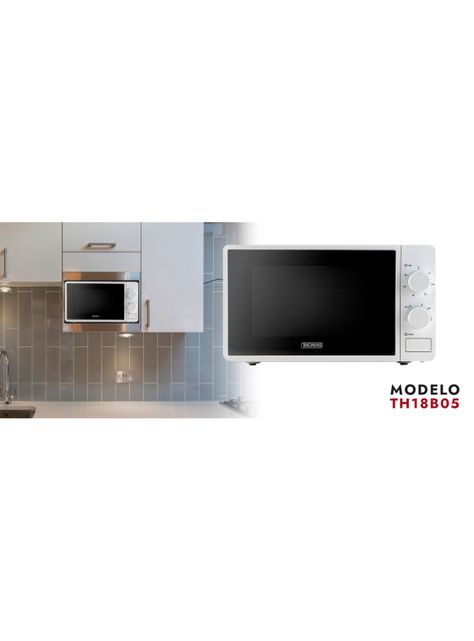 Microondas Análogo 18 Litros 700W TH-18B05-8