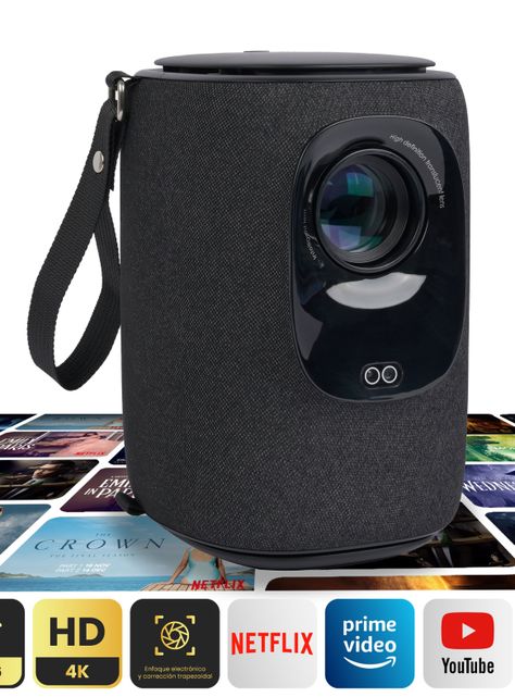 Proyector Portátil Smart Nova 9000 lm WiFi Bluetooth-1