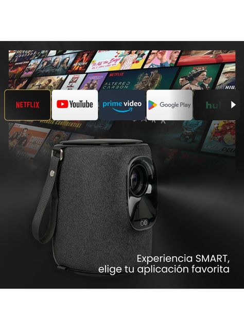Proyector Portátil Smart Nova 9000 lm WiFi Bluetooth-2