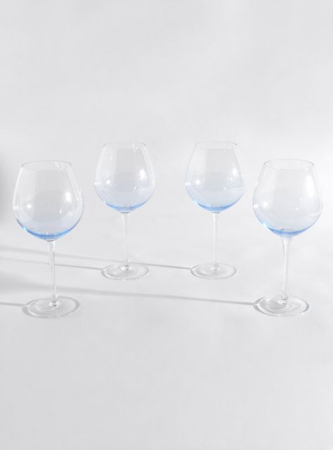 Set 4 Copas Vino Azules-0
