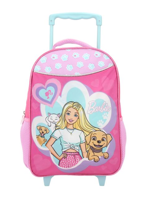 Mochila Inantilf Ruedas Barbie 2 Diseños-1