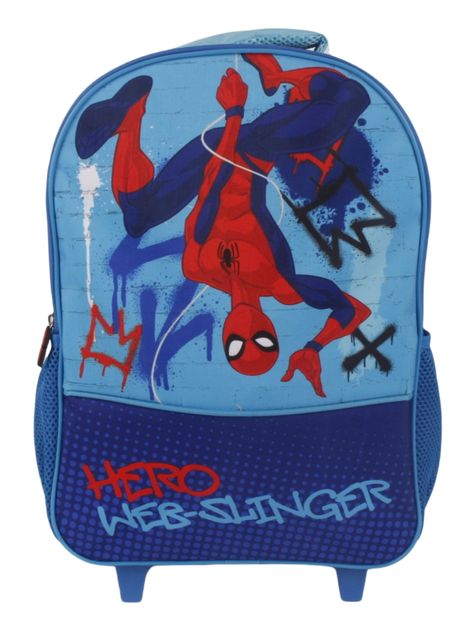 Mochila Infantil Spiderman Ruedas-2