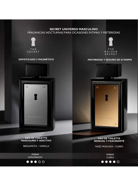 Perfume The Golden Secret Banderas EDT Hombre 100 ml-5