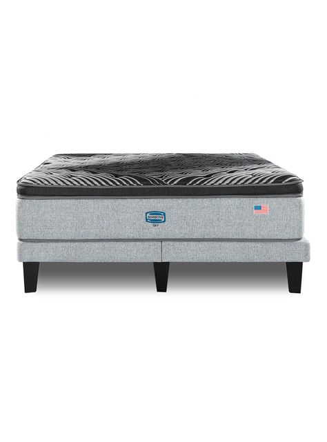 Cama Europea Sky 2 Plazas Plata-1
