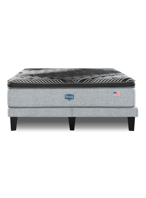 Cama Europea Sky Súper King Plata-1