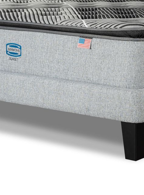 Cama Europea Sunset 1.5 Plazas Plata-3