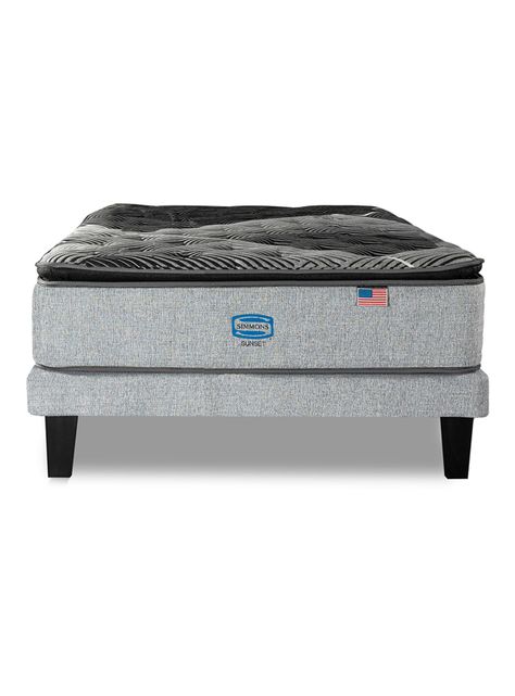 Cama Europea Sunset 1.5 Plazas Plata-2