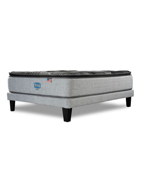 Cama Europea Sunset 1.5 Plazas Plata-1