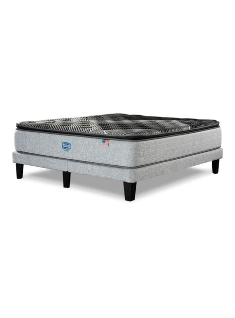 Cama Europea Sunset King Plata-0
