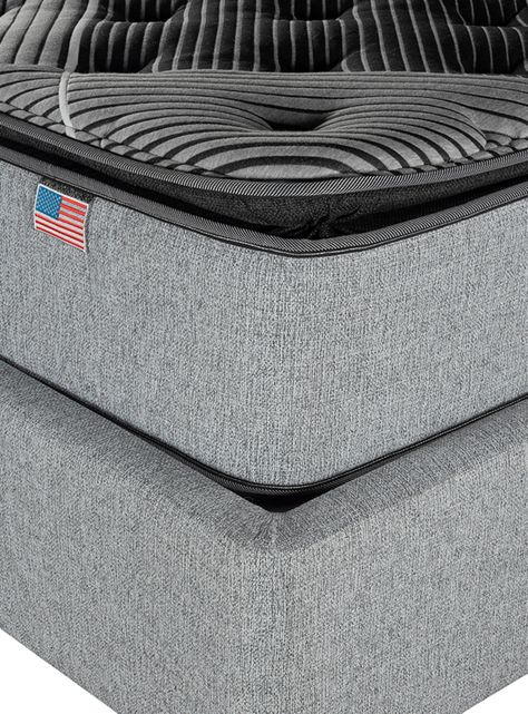 Cama Bignest Sunset 2 Plazas + Respaldo Tibet Plata-5