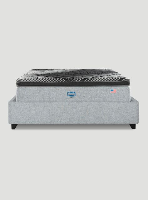 Cama Bignest Sky 2 Plazas + Respaldo Tignest Plata-1