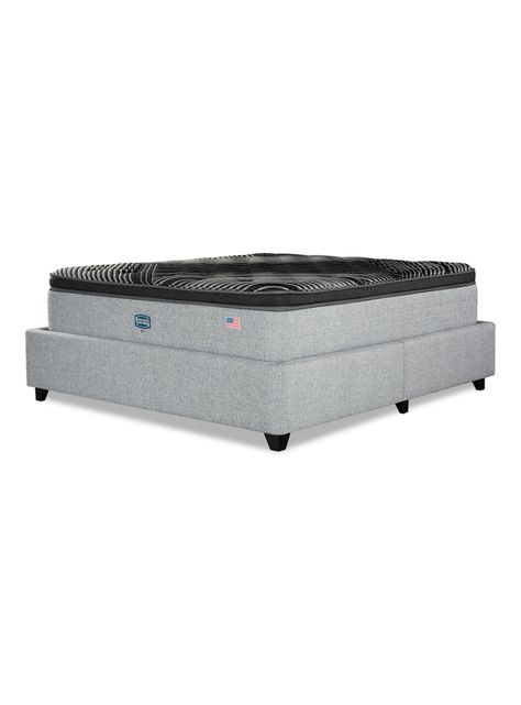 Cama Bignest Sky 2 Plazas + Respaldo Tignest Plata-0
