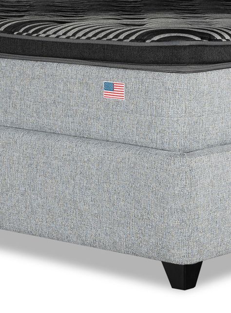 Cama Bignest Sky 2 Plazas + Respaldo Tibet Plata-4