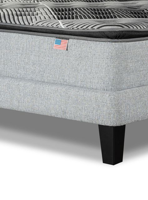 Cama Lownes Sunset 2 Plazas + Respaldo Tignes Plata-4